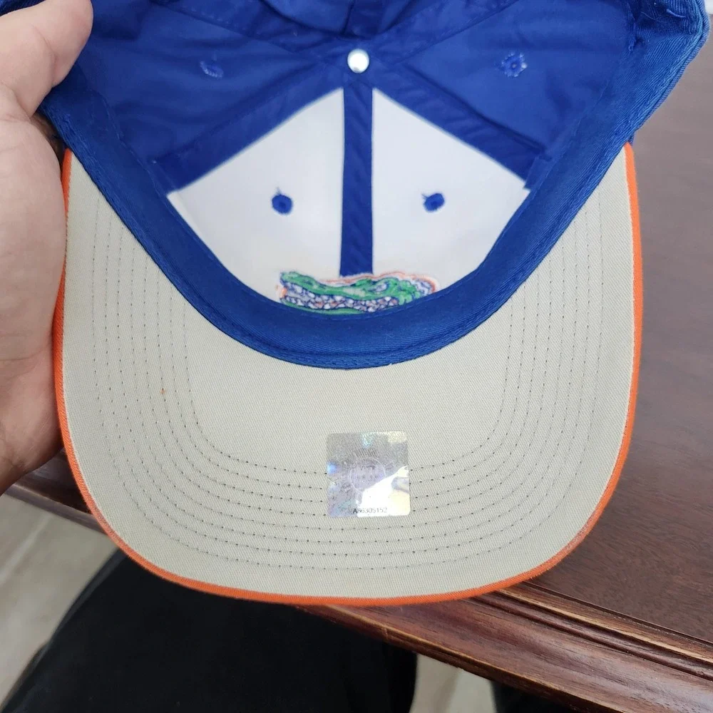 Florida Gators Hat Cap Mens One Size Blue NCAA Football Outdoor Cap Strap Back